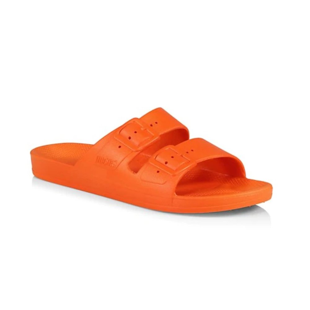 NWT Freedom Moses, Moses 2-Strap Slides Slippers Sandals